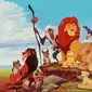 Sungguh menakjubkan, ternyata adegan dari film kartun The Lion King benar-benar ada di alam nyata, guys!