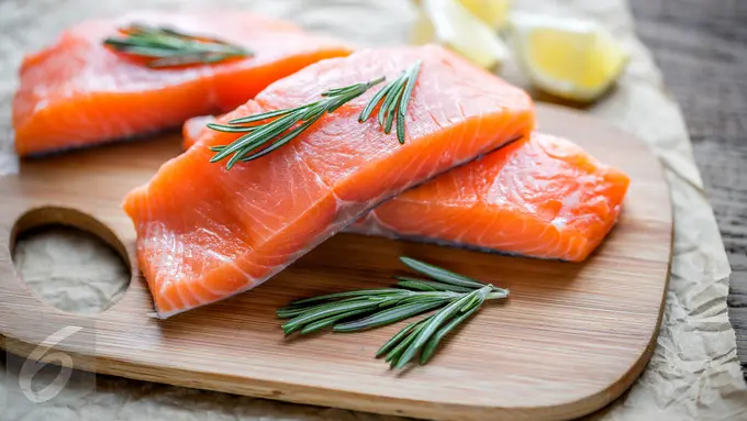 Ikan Salmon Daging Salmon