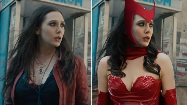 Perbandingan kostum Scarlet Witch