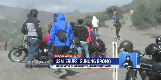 Erupsi Bromo Berakhir, Pengunjung Tetap Dilarang Mendekat Radius 1 Km