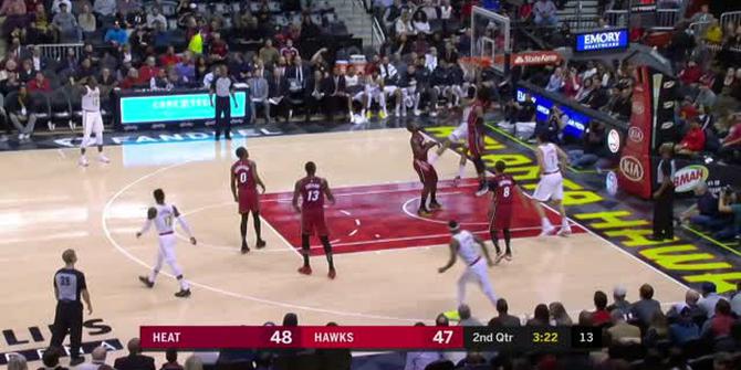 VIDEO : GAME RECAP NBA 2017-2018, Hawks 110 vs Heat 104