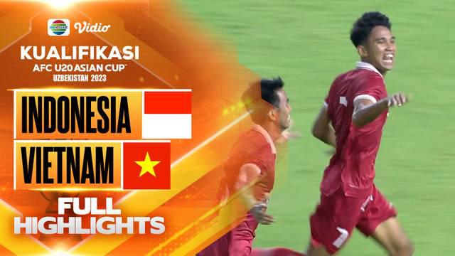 Berita video highlights kualifikasi Piala Asia U-20, Timnas Indonesia kalahkan Vietnam 3-2, Minggu (18/9/22)