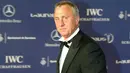 Holland's Johann Cruyff poses on arrival at the Laureus Sports awards taking place in the Palau Sant Jordi in Barcelona, 02 April 2007.
AFP PHOTO/CESAR RANGEL