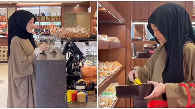6 Potret Larissa Chou Beli Kebutuhan Bayi dan Lebaran, Baby Bump Makin Terlihat
