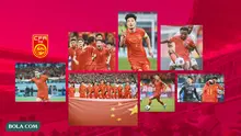 Kolase - Pemain Timnas China (Bola.com/Adreanus Titus)