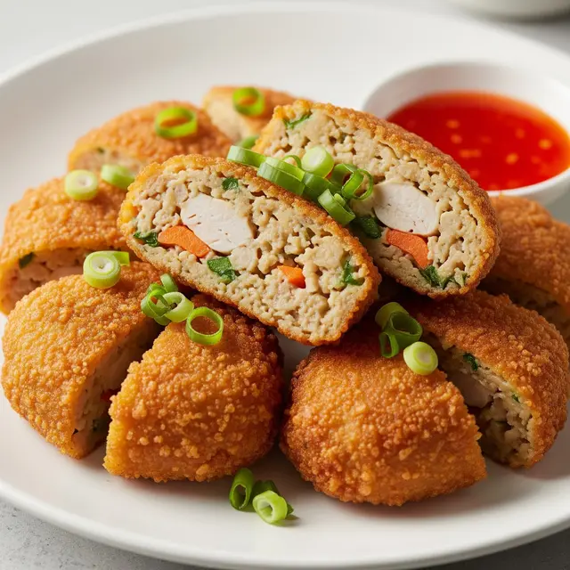 Nugget Rumahan Renyah Tanpa Tepung Roti (Image by Gemini AI)
