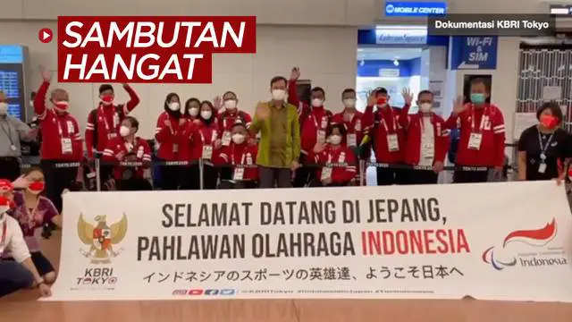 Berita video KBRI Tokyo kembali memberi sambutan hangat kepada para atlet Indonesia yang berjuang di Paralimpiade Tokyo 2020, Jumat (20/8/2021).