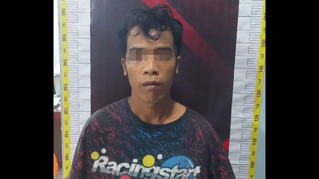 Kadek Puja Yana (32) ditangkap Tim Tekab 308 Polres Tulang Bawang.