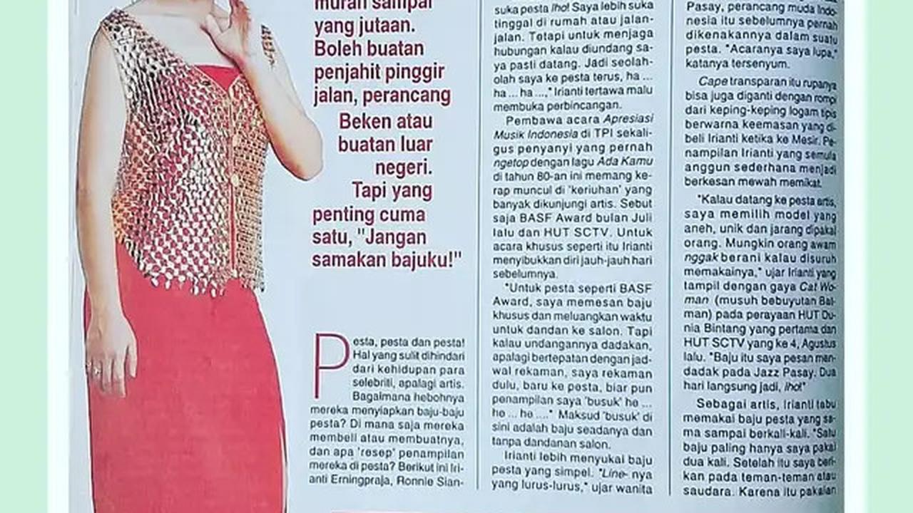 6 Potret Kenangan Masa Muda Irianti Erningpraja Penyanyi Era 80-an, Pernah Jadi Backing Vocal Vina Panduwinata