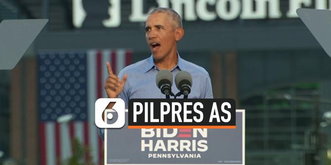 VIDEO: Kampanye untuk Biden, Obama Sindir Cuitan Donald Trump