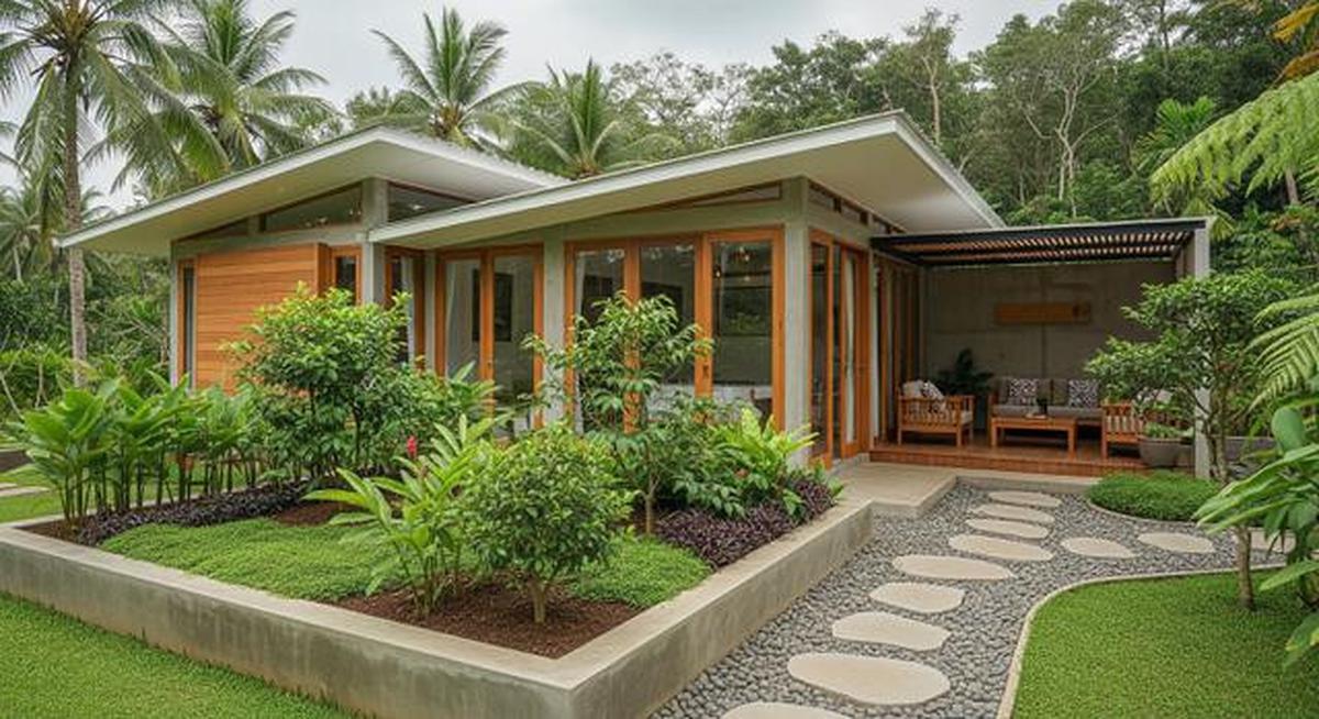 7 Model Rumah Mungil Tapi Punya Kebun dan Teras Samping yang Lega, Inspirasi Hunian Asri Modern