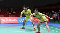 Ganda campuran Indonesia Praveen Jordan / Debby Susanto lolos ke semifinal Jepang Terbuka Super Series 2017. Praveen / Debby mengalahkan Wang Chi-Lin / Lee Chia Hsin dari Taiwan, Jumat (22/9/2017). (Humas PP PBSI)