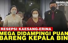 VIDEO: Megawati Bareng Puan & Kepala BIN di Nikahan Kaesang-Erina, Gandeng Gibran