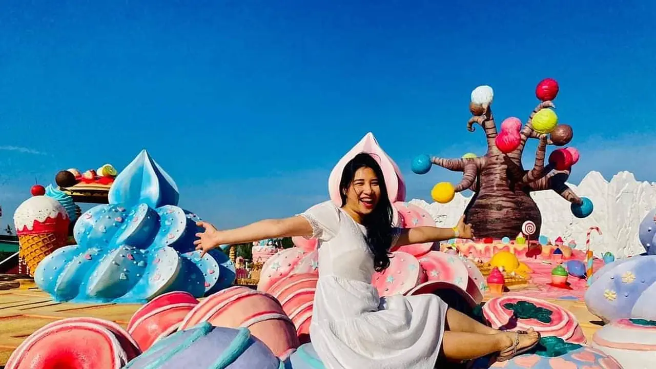 Thailand Punya Taman Wisata Bertema Kudapan Manis Layaknya Imajinasi Willy Wonka
