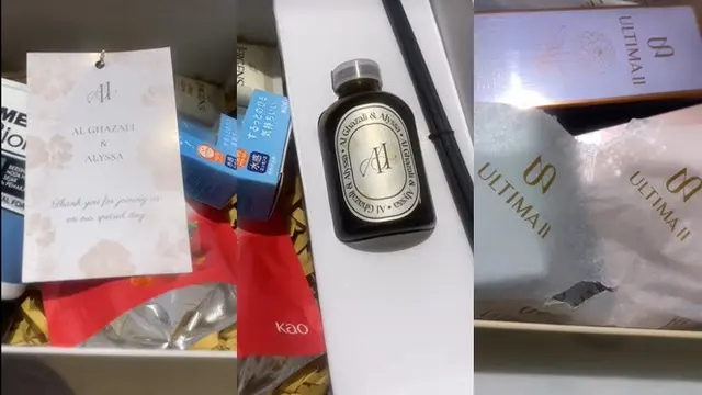 Potret Suvenir Pernikahan Al Ghazali dan Alyssa Daguise, Parfum Jo Malone hingga SK-II