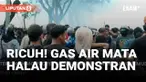 Aksi unjuk rasa di kompleks DPR Senayan diwarnai kericuhan. Massa dihalau aparat dengan tembakan gaś air mata. Demo dipicu isu terkait tunjangan DPR yang dinilai tidak sensitif dengan kondisi sulit masyarakat.