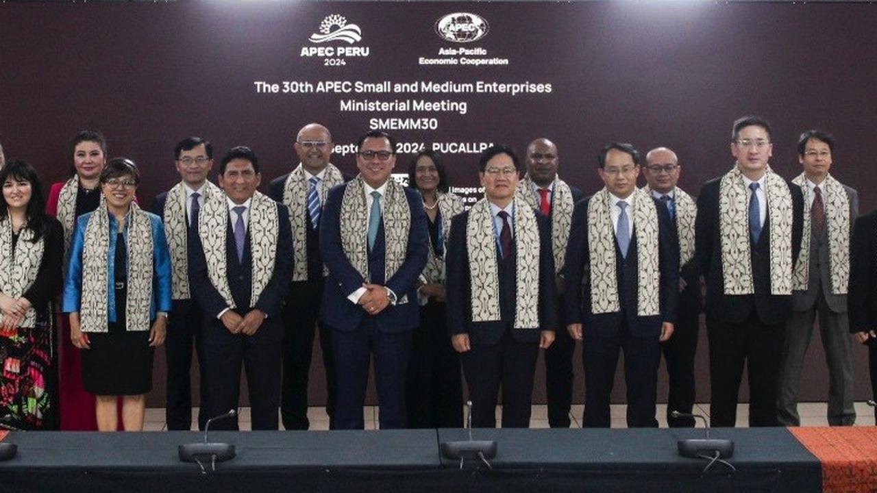 KemenKopUKM Soroti Pentingnya Entaskan Kemiskinan di Ajang APEC SME Ministerial Meeting di Peru