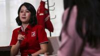 Wakil Ketua Dewan Pembina Partai Solidaritas Indonesia (PSI) Grace Natalie Louisa. (Liputan6.com/Johan Tallo)