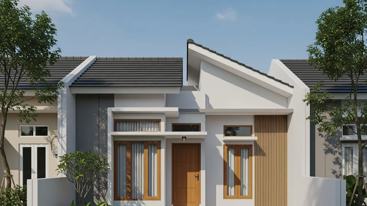 Model Tampak Depan Rumah Kecil Tapi Terlihat Luas,