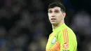 Emiliano Martínez menjadi satu-satunya pemain Aston Villa yang tak tergantikan pada fase grup UCL 2024/2025. Dengan performa yang konsisten, kipper Timnas Argentia itu selalu tampil penuh dalam delapan laga yang dijalani The Villans. Dari 8 laga, Martinez hanya kebobolan 6 gol. (AFP/Justin Tallis)