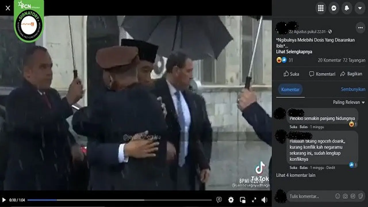 Gambar Tangkapan Layar Kabar tentang Jokowi ke Afghanistan 40 Tahun Lalu (sumber: Facebook).