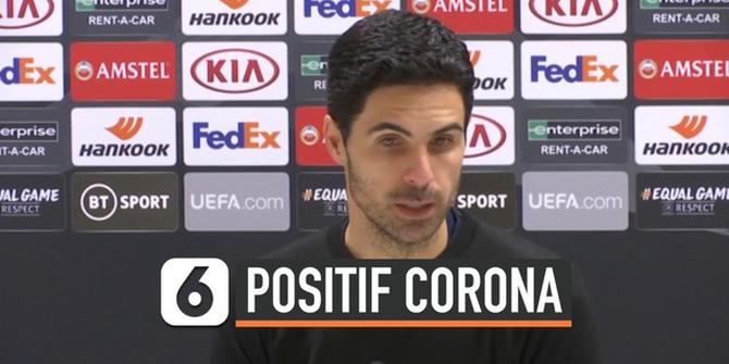 VIDEO: Pelatih Arsenal Mikel Arteta Positif Corona