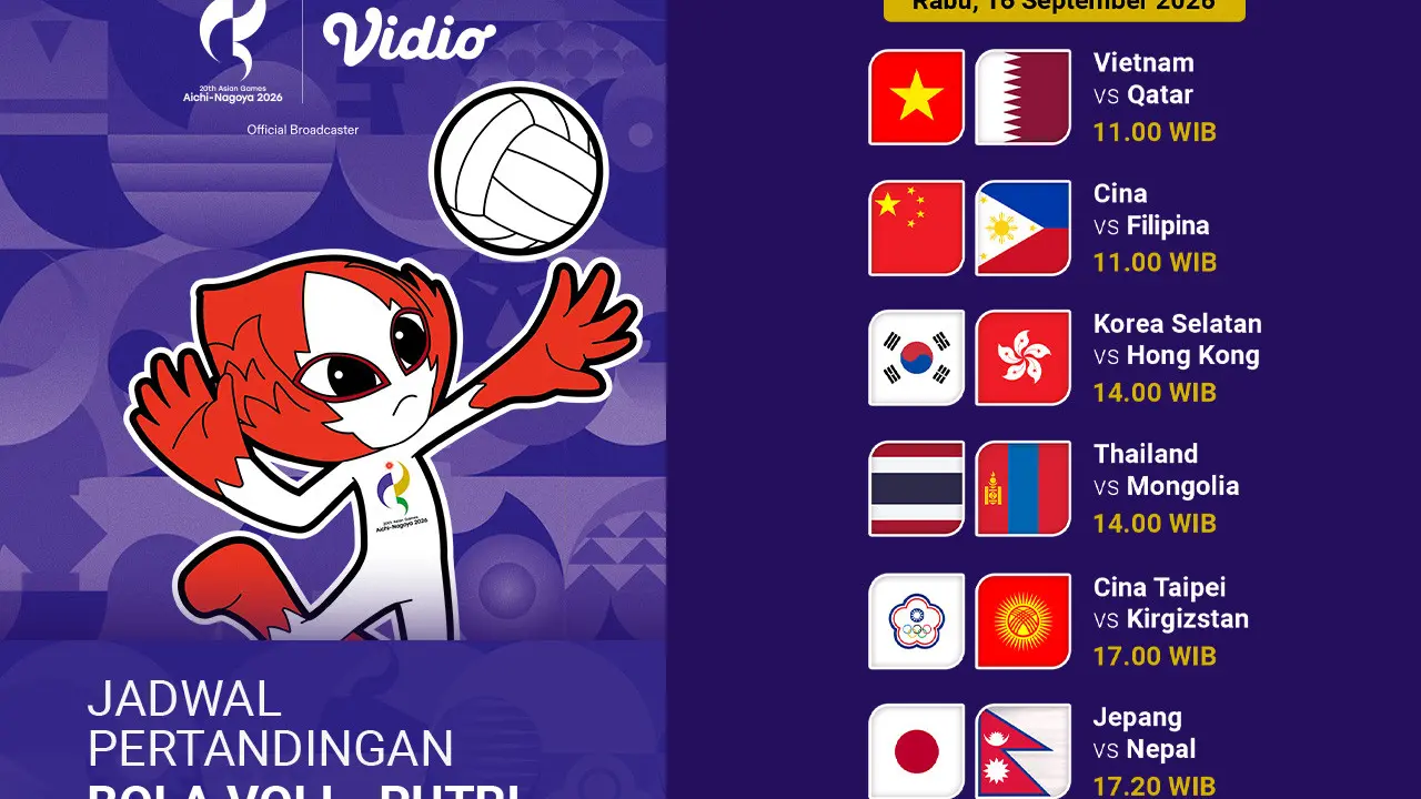 Asian Games 2026 - Bola Voli Putri