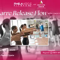 Jangan lewatkan Fimelahood Fit and Fun&nbsp;Barre Release Flow./copyright fimela