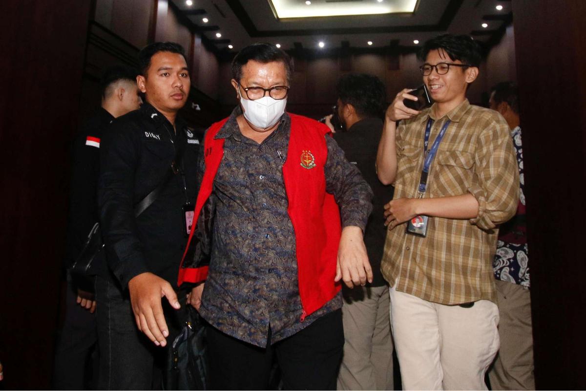 Sidang tuntutan tiga hakim PN Surabaya terkait kasus suap vonis bebas Gregorius Ronald Tannur