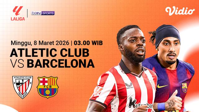 Jadwal Pertandingan Athletic Club vs Barcelona Eksklusif hanya di Vidio
