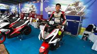 Andrias Lukito pembalap yang meraih pole position kelas YCR 10 di Boyolali, Sabtu (29/2/2020). (Istimewa)