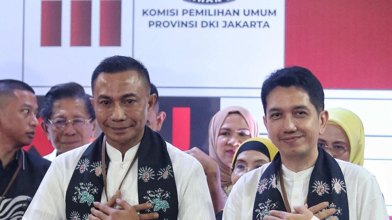 Dalam sambutannya, Dharma mengungkap upayanya dengan berbagai dinamika hingga berhasil mendaftar.&nbsp;Foto: Liputan6.com/Angga Yuniar