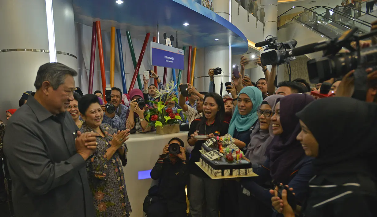 Presiden SBY menginjak usia ke-65 tahun pada tanggal 9 September 2014. (ANTARA FOTO/Widodo S.Jusuf)