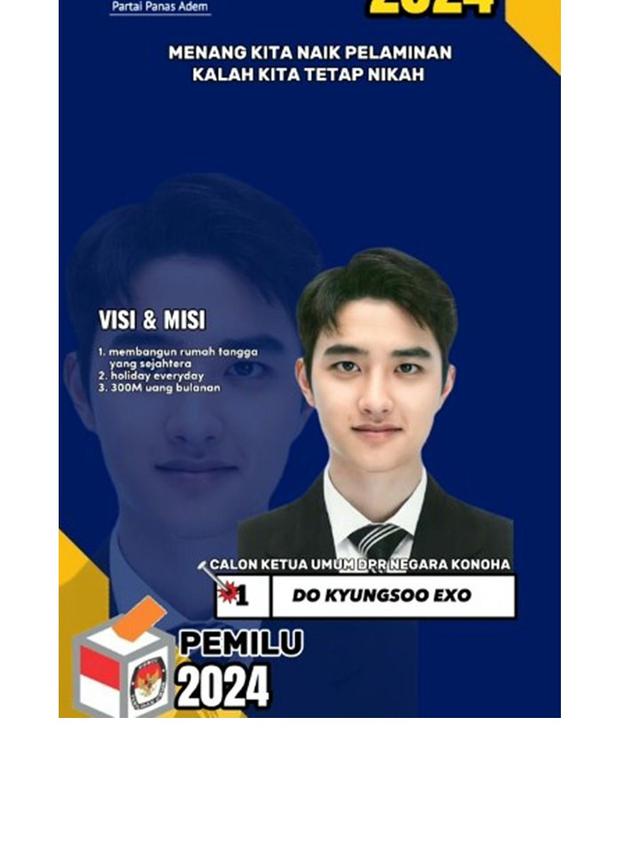 10 Editan Foto Idol K-Pop Jika Jadi Caleg Ini Bikin Geleng Kepala, Kreatif Banget