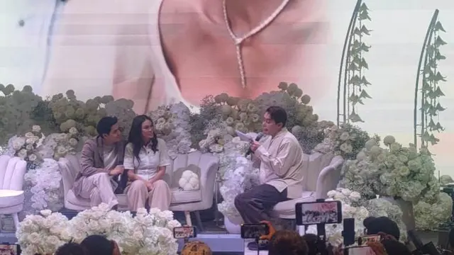 Luna Maya Ungkap Soal Egg Freezing, Maxime Biuttier Ingin Punya 3 sampai 5 Anak.  (Liputan6.com/Henry)