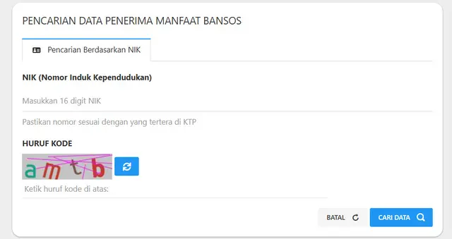 2. Cara Cek Desil Lewat Situs Cek Bansos Kemensos