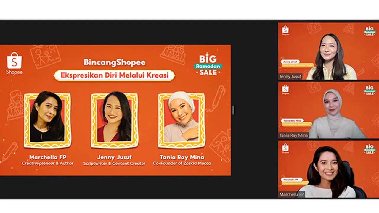 Cara Kembangkan Potensi Diri ala Marchella FP di BincangShopee Big Ramadan Sale