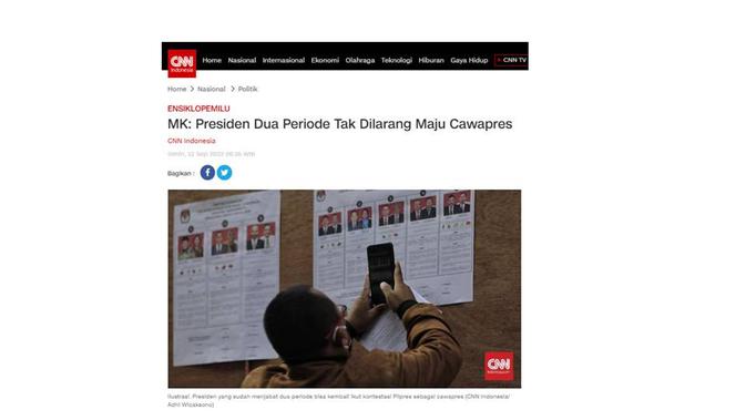 <p>Cek fakta foto artikel cnnindonesia bergambar Ganjar Pranowo dan Jokowi.</p>