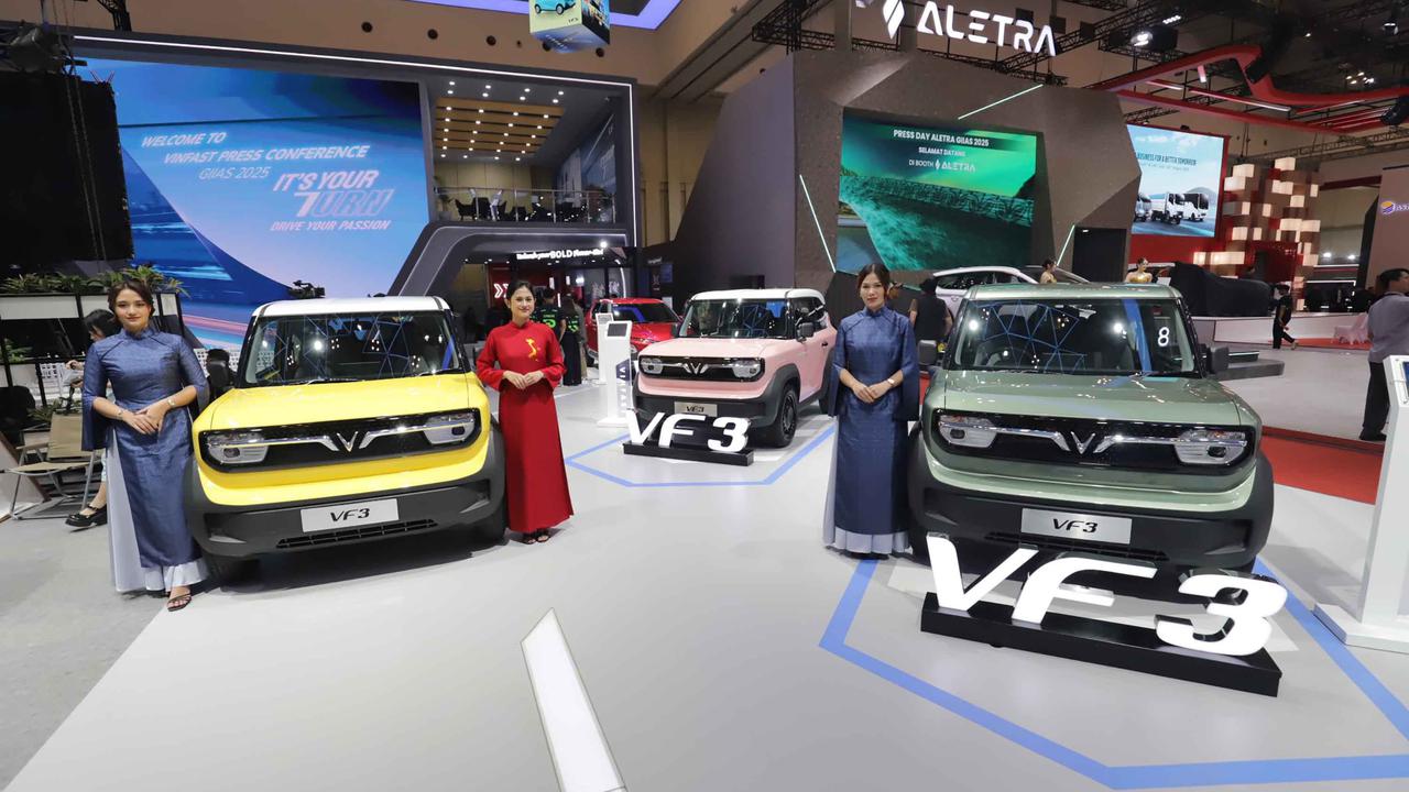 FOTO: GIIAS 2025 Dibuka Besok,  Hadirkan 40 Kendaraan Model Baru