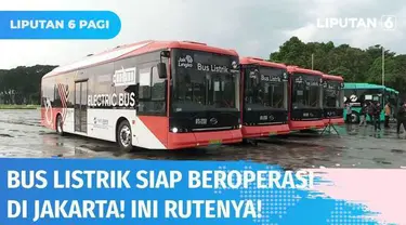 Gubernur DKI Jakarta, Anies Baswedan meluncurkan 30 unit bus listrik Transjakarta di Monumen Nasional, pada Selasa (08/03). Bus listrik akan dioperasikan di jalur umum, ini rutenya.