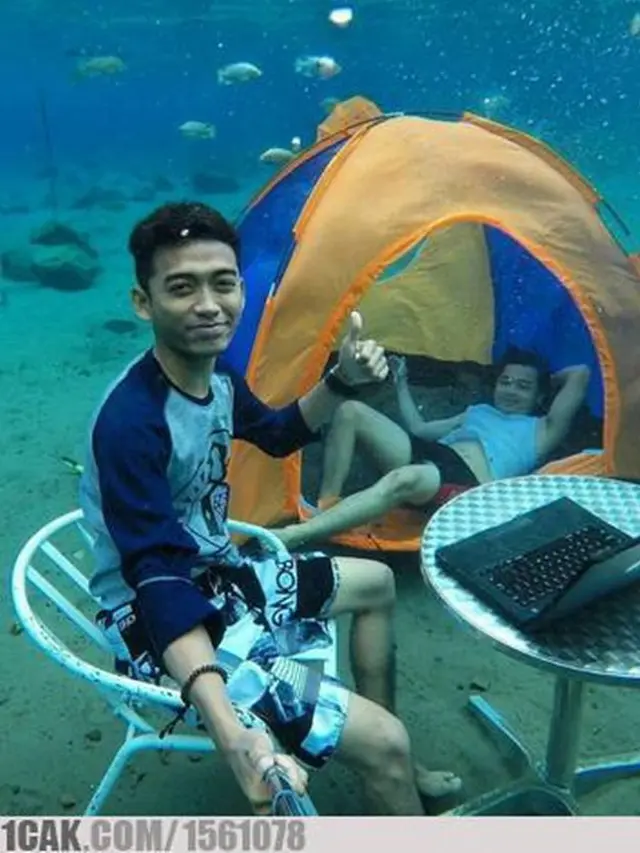 7 Potret Absurd Orang Saat Kemah Ini Bikin Geleng Kepala