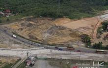 Hutama Karya Alihkan Lalu Lintas Pekanbaru untuk Pembangunan Jembatan Overpass Tol Lingkar