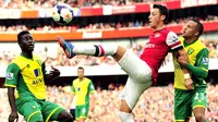 [Full Time] Ozil 2 Gol, Arsenal Hancurkan Norwich