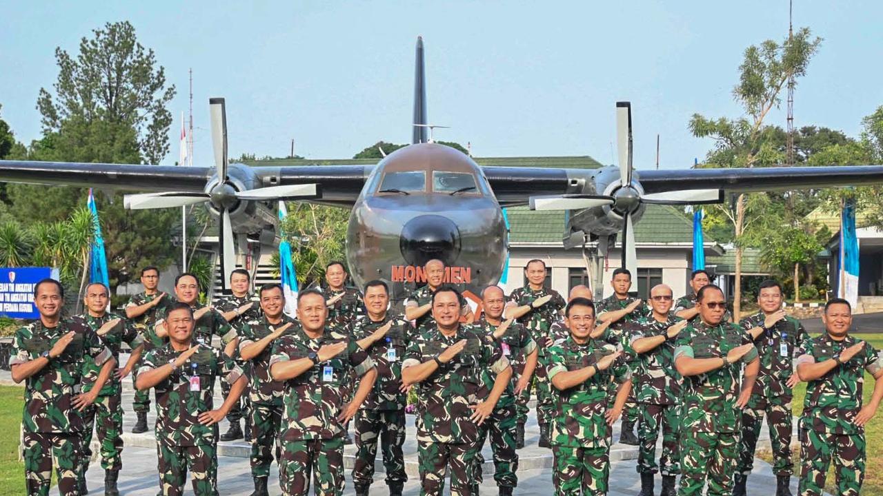 FOTO: Monumen Fokker 27 "AMPUH" Diresmikan di Lanud Halim, Simbol Sejarah TNI AU