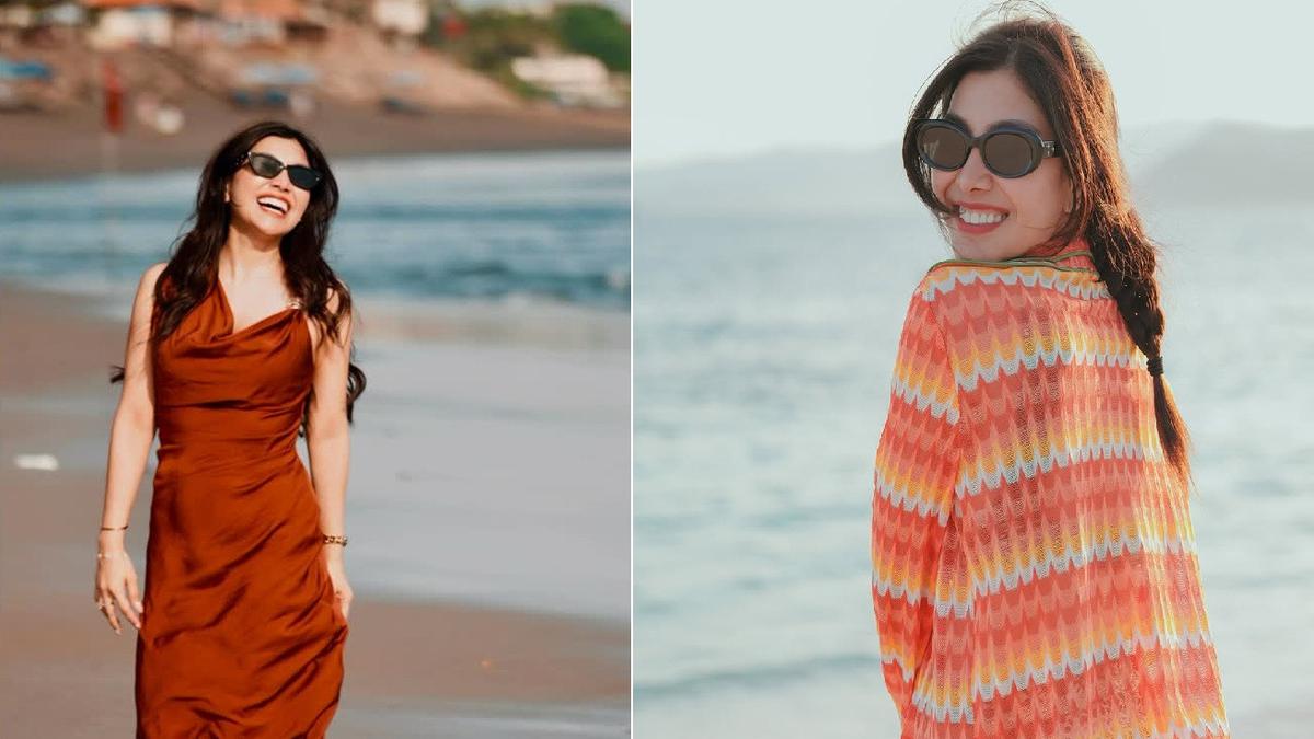 Gaya Nisya Ahmad saat Liburan di Pantai Bareng Keluarga, Inspirasi Outfit Piknik yang Nyaman