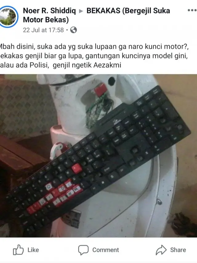 6 Gantungan Kunci Motor dari Elektronik Ini Kelewat Nyeleneh, Kocak