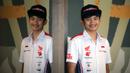 <p>Pembalap Astra Honda Racing Team, Fadillah Arbi Aditama berpose di depan fotografer setelah melakukan wawancara di Penang Bistro Gatot Subroto, Jakarta Selatan, Senin (24/07/2023). (Bola.com/Bagaskara Lazuardi)</p>