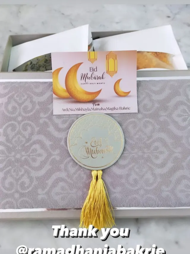 Hampers Lebaran Artis 2023. (Foto: Instagram Stories/bclsinclair)