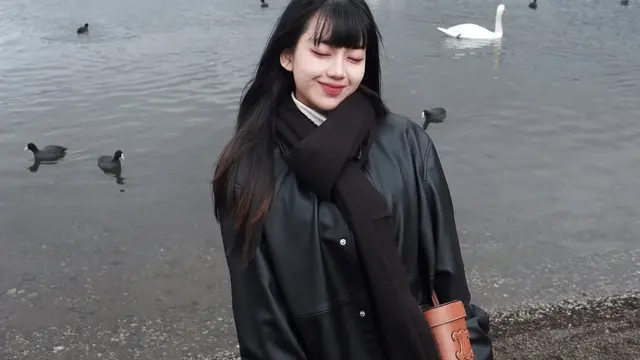 Inspirasi Outfit Korean Look ala Ghea Indrawari. (instagram/gheaindrawari)