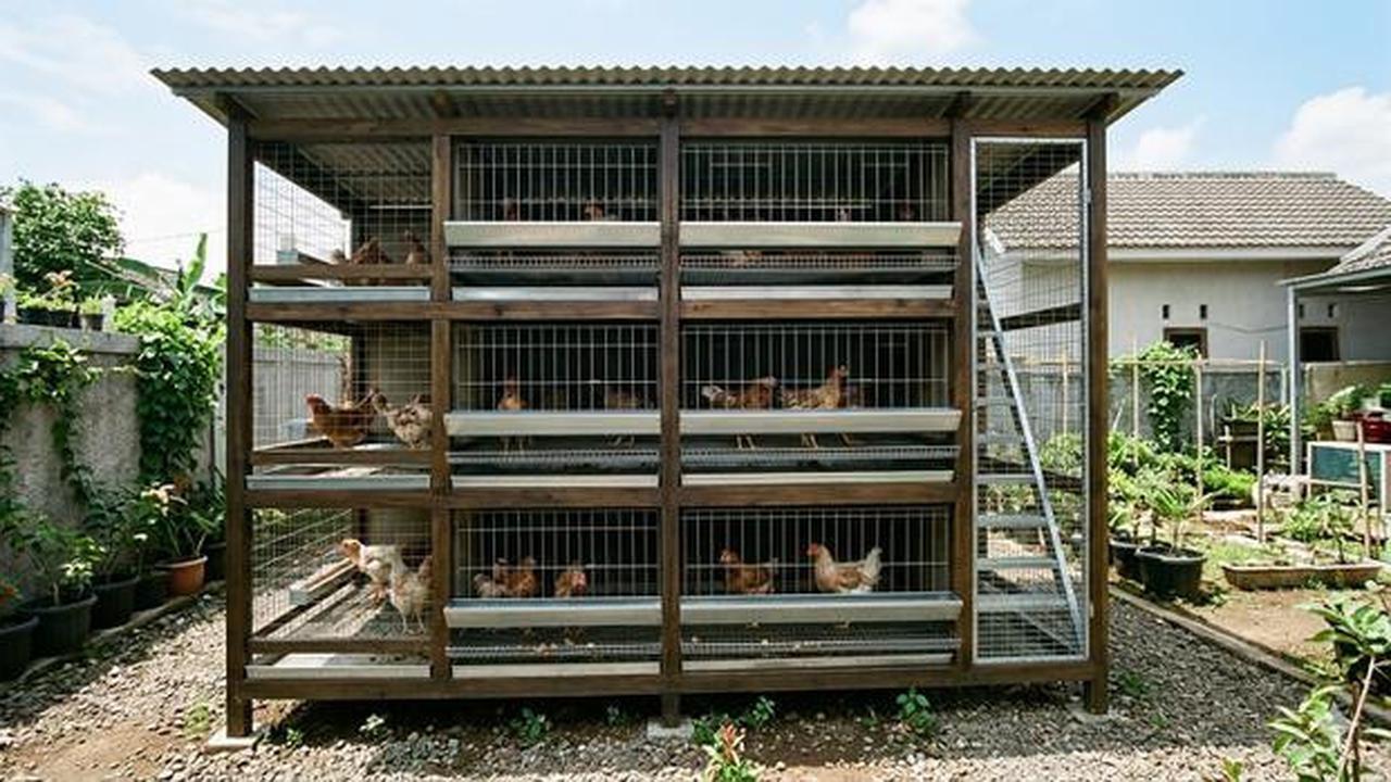 8 Desain Kandang Ayam Sistem Ventilasi Silang Biar Tidak Pengap dan Bau